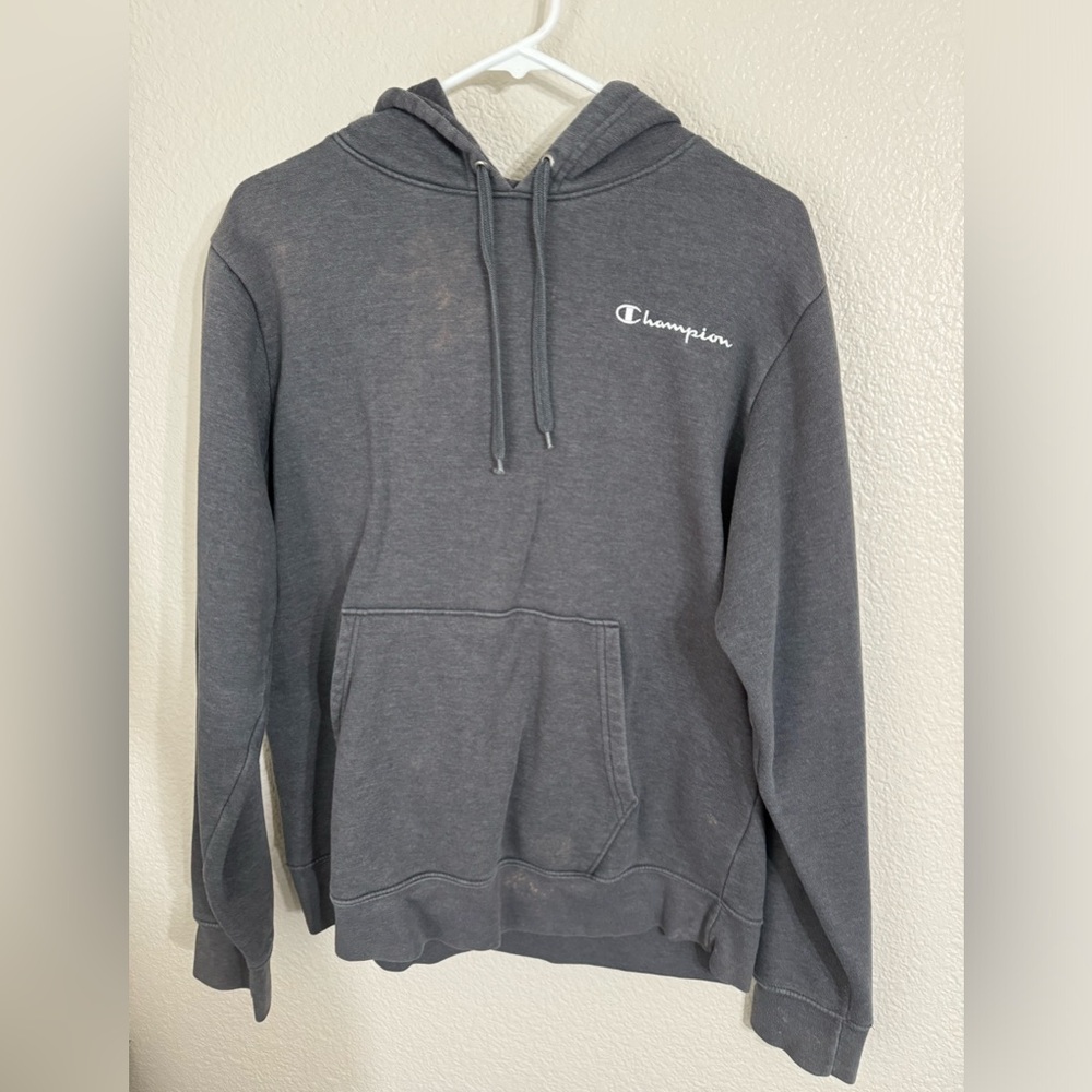grey champion hoodie